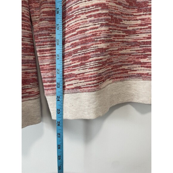 Marine Layer Reversible Raglan Sweatshirt Rose Space Pullover Women's Large Pink - Picture 7 of 8